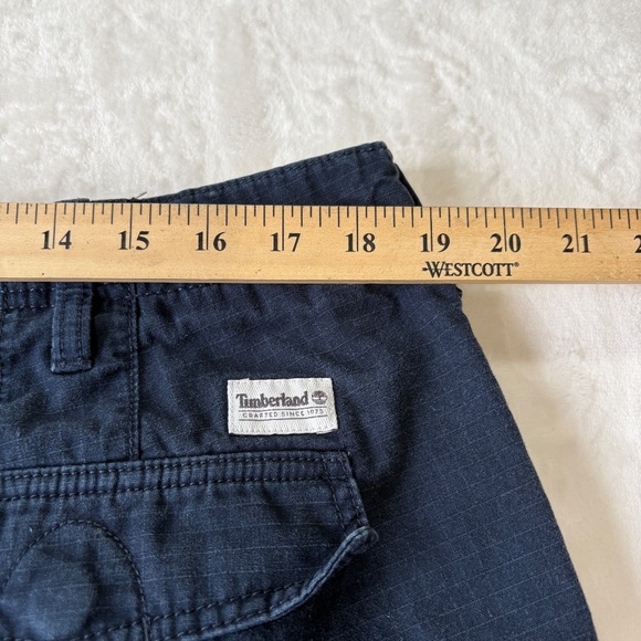 Timberland Rip Stop Cargo Pants Mens Size 38 - 30 Relaxed Blue - Picture 8 of 9